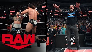 CM Punk costs Drew McIntyre big as Jey becomes No 1 Contender to Damian Priest Raw April 8 2024 [upl. by Arne]