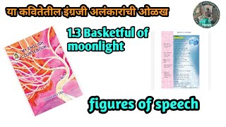 13 figures of speech in 13 Basketful of moonlight 10th std English [upl. by Aicnatsnoc]