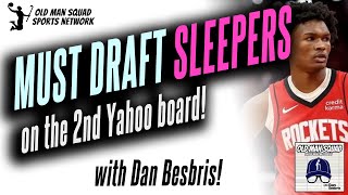 Must Draft Sleepers on Yahoo 2nd Ranking List for the 2024 Fantasy Basketball Season [upl. by Gross]