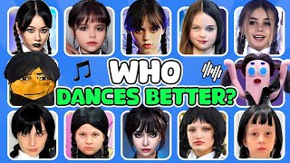 Who Dances Better Wednesday Dance Edition 3 🖤💃 Salish Matter Diana Like Nastya Skibidi [upl. by Nitsugua]