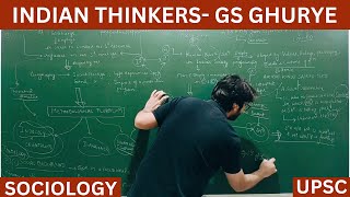 Lec 02 Indian Thinkers  GS Ghurye Methodology and Perspectives sociology gsghurye upsc net [upl. by Nylaras]