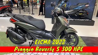 2023 Piaggio Beverly S 300 HPE [upl. by Irving]