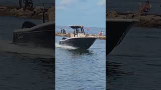 Nice Boat Ride at the Venice Florida Jetty BoatRide VeniceJetty InletBoating [upl. by Kyred]