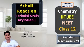 Reaction Mechanism19  Scholl Reaction  Friedel Craft Arylation  IIT AdvMainsNEETClass 11 12 [upl. by Aniaj]