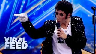 VIRAL Michael Jackson Impersonator On Bulgarias Got Talent  VIRAL FEED [upl. by Junno]