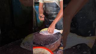 Yellow Fish Cutting fishmarket seafood fishcuttingskill fish food short streetfood [upl. by Hsemin]