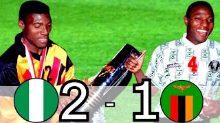 Nigeria vs Zambia AFCON 1994 FinalNigeria vs Zambia AFCON 1994 All GoalsampHighlights [upl. by Hsirahc503]