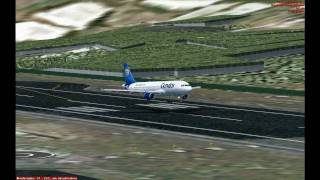 Landing at La Palma FSX [upl. by Perlie]