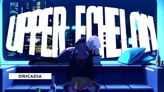 ORICADIA X DJ DAX  UPPER ECHELON OFFICIAL LYRIC VIDEO CYBERPUNK EDGERUNNERS [upl. by Jarrod]