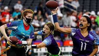 NFL FLAG Championship Game at 2022 Pro Bowl  17U Girls [upl. by Toille367]