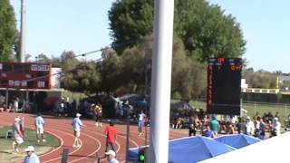 Devon Allen Sr Brophy Prep 2013 AZ Div 1Track Championship 100m Dash 1058 5112013 [upl. by Tinaret770]