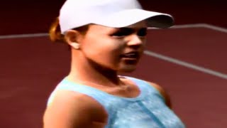 Serena Williams vs Lindsay Davenport MATCH  Smash Court Tennis Pro Tournament 2 AI Simulation PS2 [upl. by Lunna]