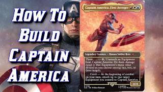 How To Build Captain America magicthegathering edh avengers [upl. by Nanfa]