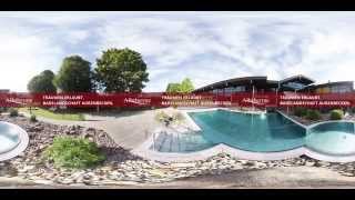 Rundgang durch die Albtherme Waldbronn als 360 Grad Video [upl. by Ateuqal]