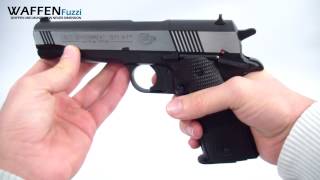 Colt 1911 A1 45mm Diabolo Dark ops 45mm Diabolo  CO² Waffen Test wwwwaffenfuzzide [upl. by Eiznek568]