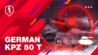 ОЧЕНЬ КРУТОЙ KPZ 50t ПОЯВИЛСЯ В ПРОДАЖЕ  TANKS BLITZ [upl. by Holms]