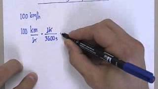 converting km per hour to m per sec [upl. by Stavros]