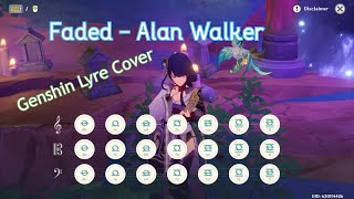 Faded  Alan Walker  Genshin Lyre Cover [upl. by Thatcher564]