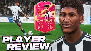 O MELHOR MC BARATO DO FIFA 🤩  GEDSON FERNANDES 94  FUTTIES PREMIUM PLAYER REVIEW I FIFA 23 UT [upl. by Meghan]