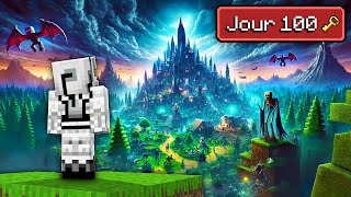 Jai survécu 100 jours dans le RPG Minecraft [upl. by Rior509]