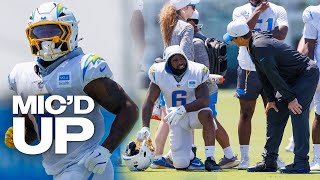 Mic’d Up Denzel Perryman At 2024 Training Camp  LA Chargers [upl. by Wolfort]