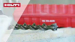 INTRODUCING the new Hilti TEYX SDSMax hammer drill bit [upl. by Poliard58]