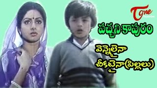 Pachani Kapuram Songs  Vennelainaa Cheekataina  Krishna  Sridevi [upl. by Ahsatam656]