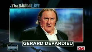 CNN Gerard Depardieu on Anderson Coopers Ridiculist [upl. by Peale]