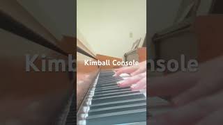 Kimball Console B87075 musicalinstrument piano [upl. by Sualokin]