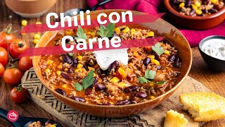 Chili con Carne in nur 40 Minuten 🌶️ REZEPT  eatde [upl. by Eilyak]