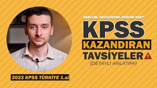 Anneler Çalışanlar ve Okulu Olanlar İçin KPSS REHBERİ [upl. by Loomis]