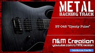 Melodic Djenty Metal Backing Track in Cm  BT048 [upl. by Adore]