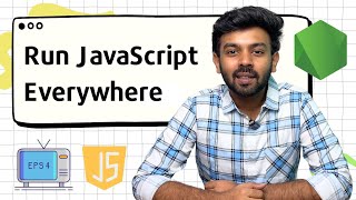 Node JS Setup run code in terminal  JS for Beginners  4  code io  Tamil [upl. by Nonnair]