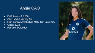 Angie Cao Fall Season 2024 Highlights [upl. by Falzetta]