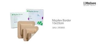 Mepilex Border 10x20cm 295800 [upl. by Okeim]