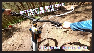 Crashing HARD on my new bike  Coombs Wood MTB [upl. by Ashman]