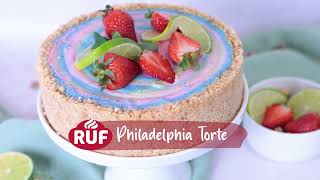 Bunte Philadelphia® Torte mit Limette und Minze [upl. by Nythsa11]