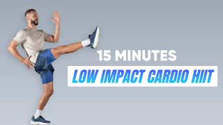 15 MIN CARDIO HIIT WORKOUT  Full Body No Equipment No Repeats [upl. by Huang]