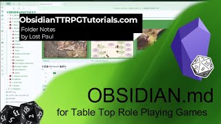 Obsidian  Folder Notes Lost Paul [upl. by Tiffa195]