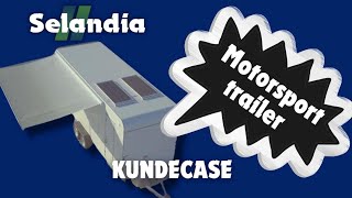 Kundecase  TP 600 specialtilpasset motorsport trailer [upl. by Shayne491]