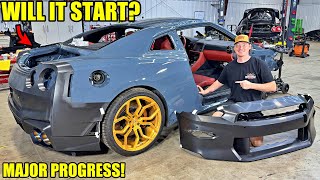 Rebuilding A Wrecked 2024 Nissan GTR Part 6 [upl. by Reave237]