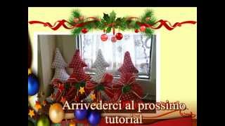 Tutorial Natale cucito creativo Albero di Natale  creative sewing Christmas tree [upl. by Ytirev684]