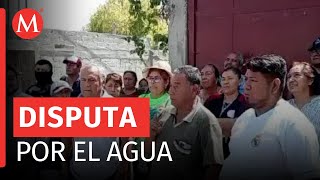 Pobladores se manifiestan contra de saqueos de agua en Tehuacán Puebla [upl. by Lemcke871]