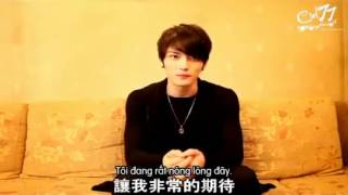 JYJ  『Jaejoong Message for Taiwanese fans 2012\05\23』 Eng amp Viet Sub HQ [upl. by Akimrej]