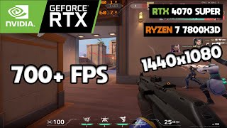 RTX 4070 Super  Ryzen 7 7800X3D Valorant  Swiftplay  High Settings [upl. by Nadroj765]