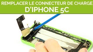 Réparer le connecteur de charge de son iphone 5C By SOSav [upl. by Favianus391]