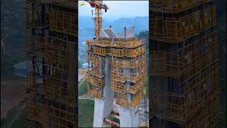 WORLDS TALLEST CABLE STAYED BRIDGE  JINQI BRIDGE GUIZHOU CHINA bridge construction engineering [upl. by Scott]