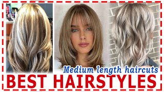 25 Best💕 Hairstyles 2024 for Women Over 50 to Look Younger Medium length haircuts [upl. by Cathey367]