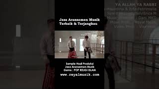 jasa aransemen musik sample lagu genre pop religi islam studio rekaman pembuatan lagu musik shorts [upl. by Banquer]