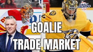 NHL Goalie Trade Market  Frank Seravalli Analysis  Daily Faceoff Live [upl. by Nyrmac]